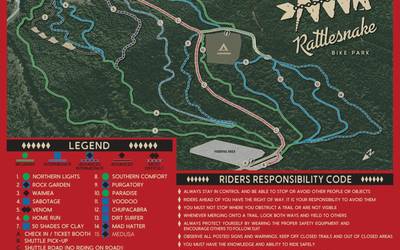 Rattlesnake Bike Park Map